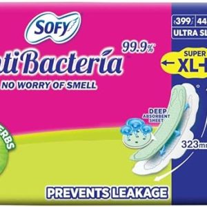 Sofy 99.9% Sanitary Pads - 44 Pads (Super XL Plus) - 323mm