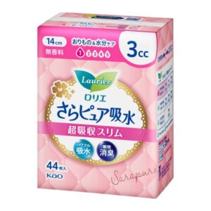 ロリエ さらピュア吸水 超吸収スリム 3cc 無香料 1セット(44枚入×3パック) 花王